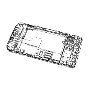 Transparent Clamshell Phone Back Cover (1*1) / Three-plates mold / Cold runner