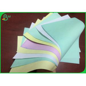 A3 A4 Size Available NCR Carbonless Paper With Pink Green Blue Color