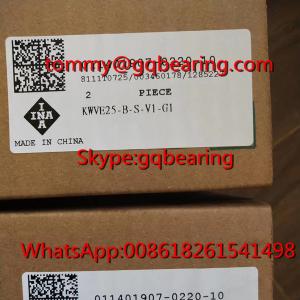 Quality G1 Precision INA KWVE25-B-S-V1-G1 Linear Block KWVE25-B-S-G1V1 Narrow Type Linear Slide Bearing for sale