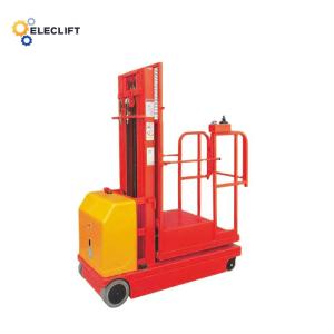 Solid Tire Electric Order Picker 200kg Load With Customized Color And Logo