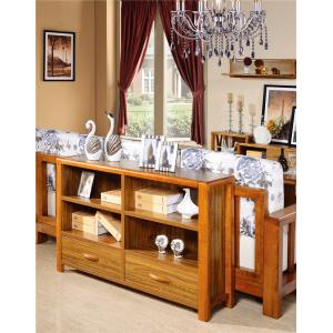 China modern Zingana solid wood cupboard furniture on sale