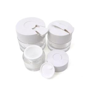 15ml 30ml 50ml Capacity Round Cream Jar With Spoon and Custom Design