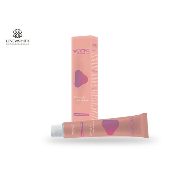 118 Colors Brown Hair Dye Cream , Glossy Lively Water Resistant Cream For Hair Dye