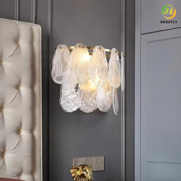 Buy 100lm / W Metal Glass Wall Lamp Home Hotel Living Room at wholesale prices