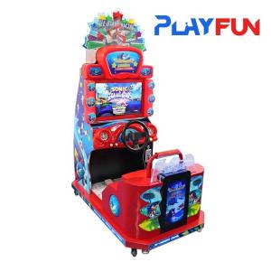 Quality Kids Arcade Coin Operated Kids Car Racing Machine Simulation Racing for sale