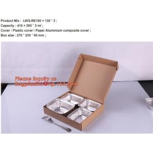 sealable aluminum foil takeaway containers,different shapes capacity take away