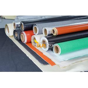 Fireproof Silicone Rubber Coated Braided Fiberglass Fabrics