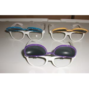 Quality Custom Flip Style Diffraction 3Ｄ Fireworks Glasses Eyewear Plastic for sale