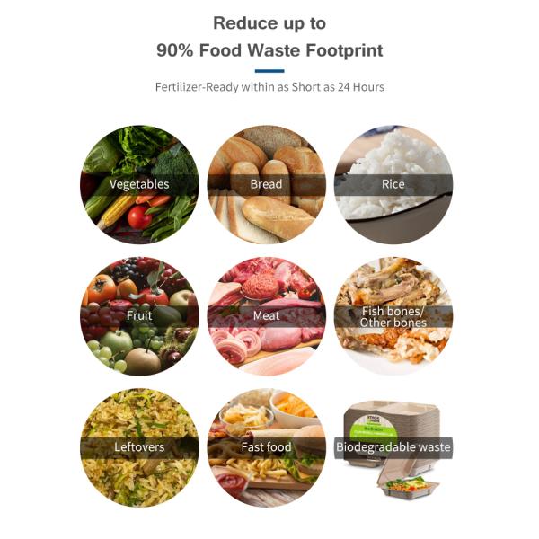 Food Waste Recycling Machine Compost Machine 100kg/day Commercial Food Waste Disposer