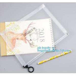 towel slider cosmetic bag, Slider Zip Poly Bag, office file bag with zipper