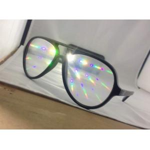Quality Rainbow Plastic Diffraction Glasses for sale