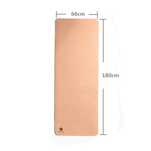 26‘’ Popular Eco-Friendly Anti Slip Natural Cork Rubber Yoga Mat, customized