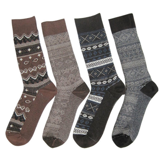 Buy custom logo, design Multi Jacquard socks at wholesale prices