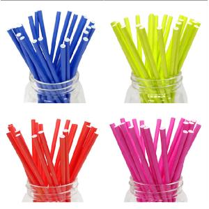 Bar Party Decoration Solid Color Paper Straws Earth Friendly FDA Approved
