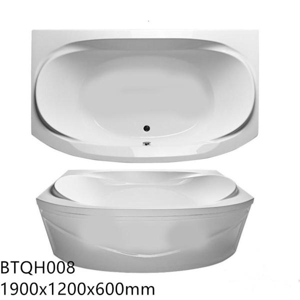 Buy Eco Friendly Indoor Freestanding Acrylic Bathtub ，Rectangular Freestanding Tub at wholesale prices