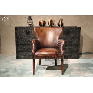 Quality antique style leather chair furniture,#726 for sale