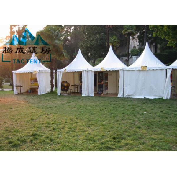 Aluminum Frame Pagoda Canopy Tent 5x5M 6x6M With Double PVC Coated Polyester