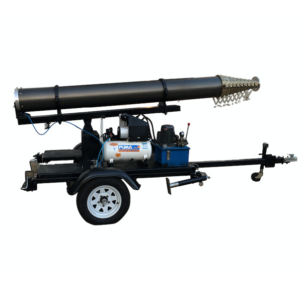 hydraulic lifting pneumatic telescopic masts trailer system for mobile