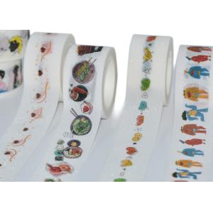 China Custom Printed CMYK Waterproof Glitter Washi Tape Manufacturer on sale