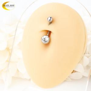 10mm 12mm Stainless Steel Body Piercing Jewelry Unisex Surgical Steel Belly