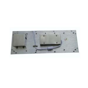 Rugged Stainless Steel Metal Keyboard 20mA Electroplated Black