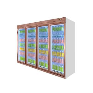 Swing Glass Door Visicooler Beverage Fridge With Digital Controller