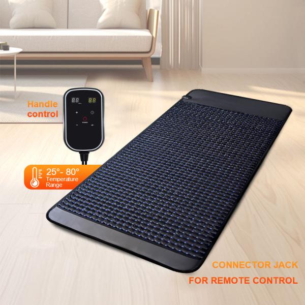 4 PEMF Coils PU leather Mattress with Crystals and Negative Ion Balls for Body