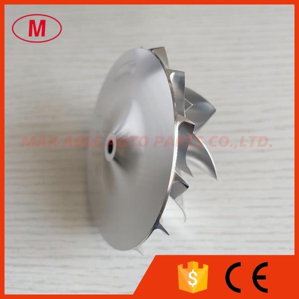 GT15-25 Reverse 55.50/72.00mm 7+7 Blades High Performance Turbocharger Milling/aluminum 2618/billet Compressor Wheel
