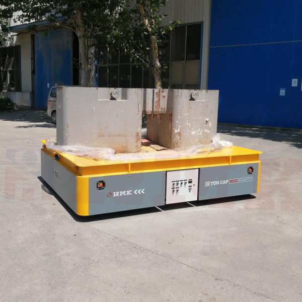 Heavy Duty Battery Powered Industrial 10 Tons Transfer Cart For Mold Handling