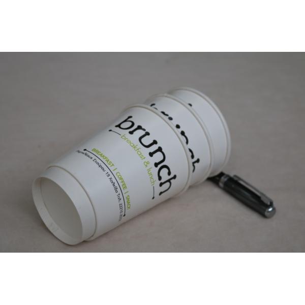 380ml Customized 12 Oz Double Wall Paper Cups Disposable Heat - Proof