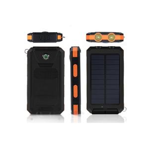 Black F5s Camping Solar Power Bank With Digital Display Function Convenient Use