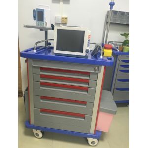 Guangzhou Cheap Hospital Emergency Trolley Equipment Resuscitation Trolley