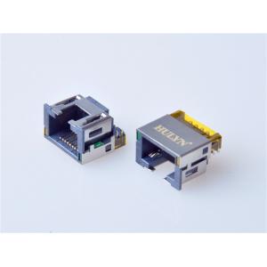 HULYN Very low profile,RJ45 1x1 Jack, Shielded RJ45 Modular Jack, Through Hole