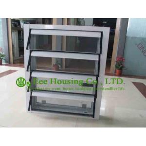 Hurricane-proof Aluminum Glass Louvered windows With Removable Screen,Jalousie
