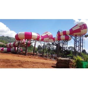 Quality Fiberglass Custom Water Slides Safety Big Water Slides Water Slides For Pools for sale