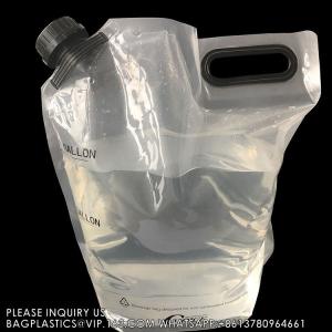1 Gallon 1/2 Gallon 3 Liter 5 Liter Plastic Stand Up Water Beverage Drink Liquid