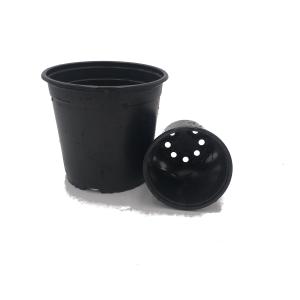 Light and soft black/double-color flower pot dried ginger  seedling nutrition pot