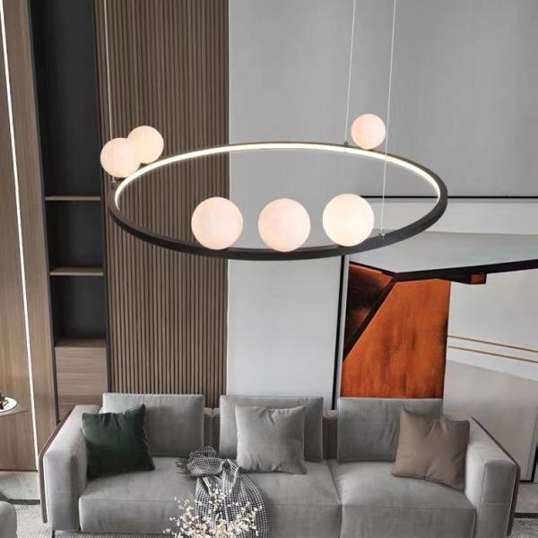 Luxury Pendant Lamp Glass Ball Chandeliers Decor Light Fixtures Ceiling Modern Glass Pendant Lamps