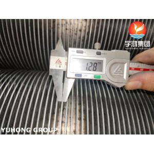 China ASTM A376 TP347H Spiral Finned Tube For Heat Exchangers on sale