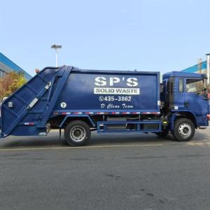 Right Hand Drive SHACMAN L3000 Garbage Truck 15m3 Garbage Compactor