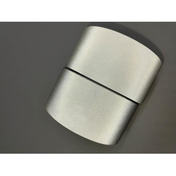 Polyester High Visibility Reflective Tape Silver Reflective Fabric Safety Wear