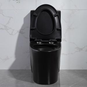 1.6 Gpf Matt Black Dual Flush Elongated One Piece Toilet American Standard