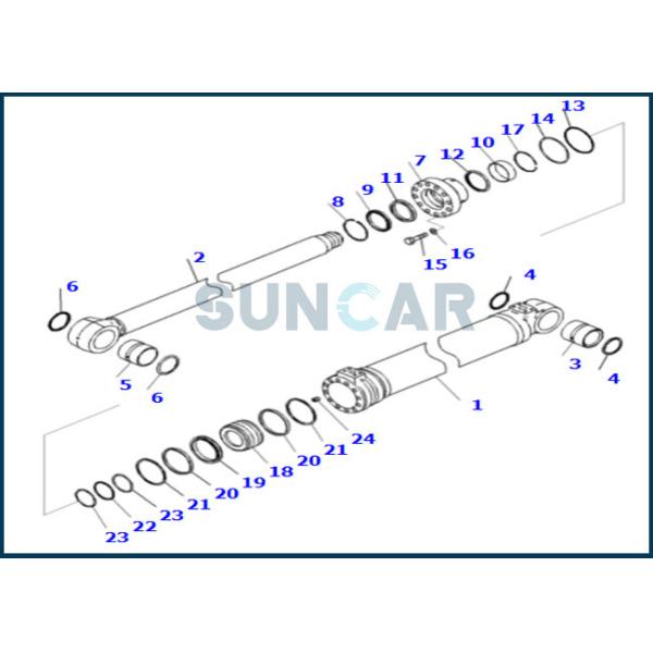 707-98-39611 7079839611 Seal Kit For Excavator PC200-8M0 PC200LC-8M0 PC210LC-10