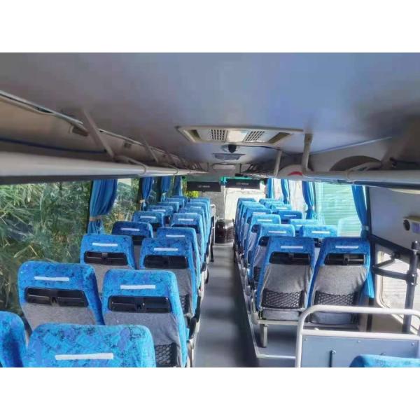 Used Coach Bus Model KLQ6129 Used Higer Bus 53 Seats Good Passenger Bus Double Doors Steel Chassis Low Kilometer