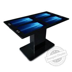 LCD Interactive Smart Touch Coffee Table Self Ordering Kiosk For Restaurants