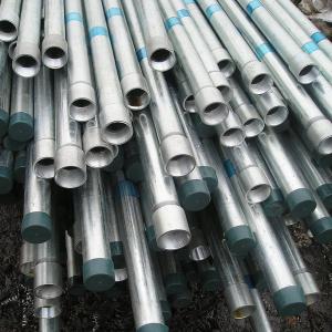 galvanized steel pipe BS1387-1985 with thread