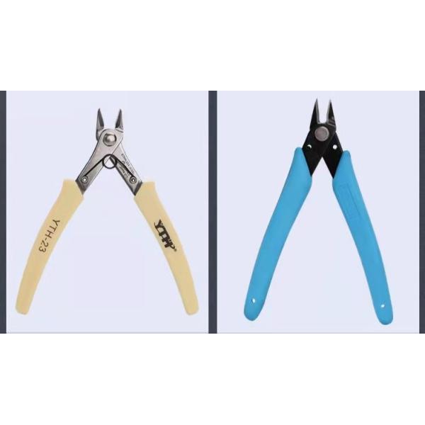 Water mouth scissors, total length 125mm, clamp head: high carbon steel, clamp handle 100mm, clamp head: 25mm