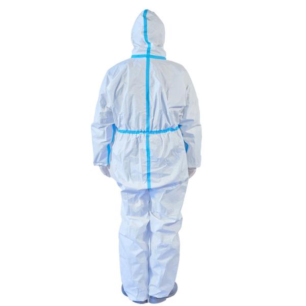 Buy Waterproof Disposable Protective Gowns / Anti Virus Disposable Protective Suit at wholesale prices