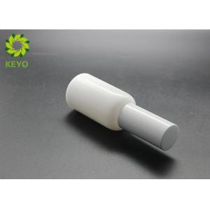 Opal Cosmetic Glass Bottles With White Aluminum Spray For Essential Oil