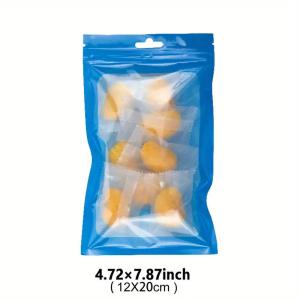 Custom Printed Zip Seal Mylar Bags Snack Pouch Packaging 3.5Mil